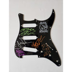 Load image into Gallery viewer, Tony Iommi Ozzy Osbourne Ronnie James Dio Black Sabbath Fender Stratocaster electric pickguard signed with proof
