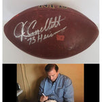 Load image into Gallery viewer, John Cappelletti Penn St 1973 Heisman Trophy winner synthetic leather football signed
