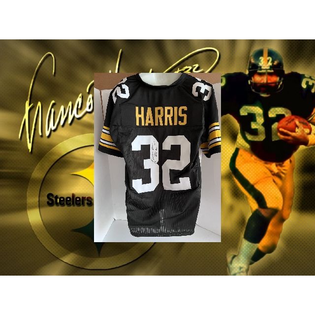 Franco Harris Pittsburgh Steelers  authentic game model jersey (xl) signed with proof