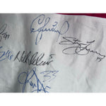 Load image into Gallery viewer, Detroit Red Wings all time greats signed jersey Gordie Howe Steve Yzerman Chris Chelios Sergi.Federov Brandon Shanahan signed with proof
