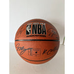 Load image into Gallery viewer, Denver Nuggets Nicola Jokic Jamal Murray 2022-23 Team signed NBA Spalding basketball signed with proof
