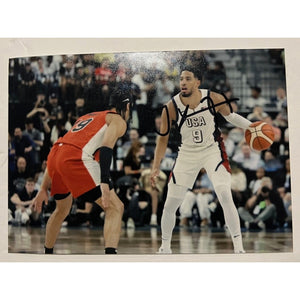 Tyrese Haliburton Men’s Basketball USA 5x7 photo signed