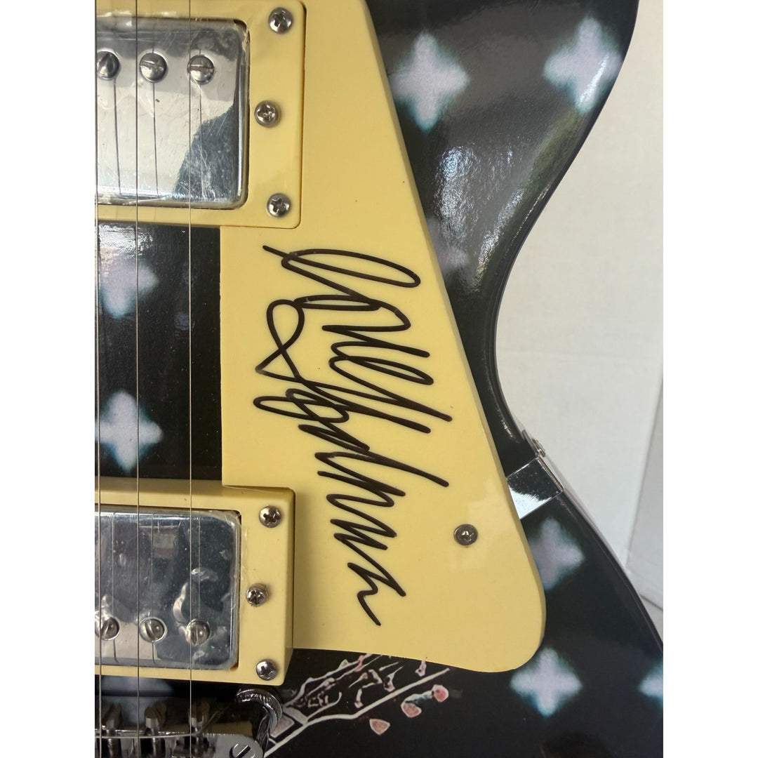 Madonna Louise Ciccone One of a Kind full size les paul electric guitar signed with proof.