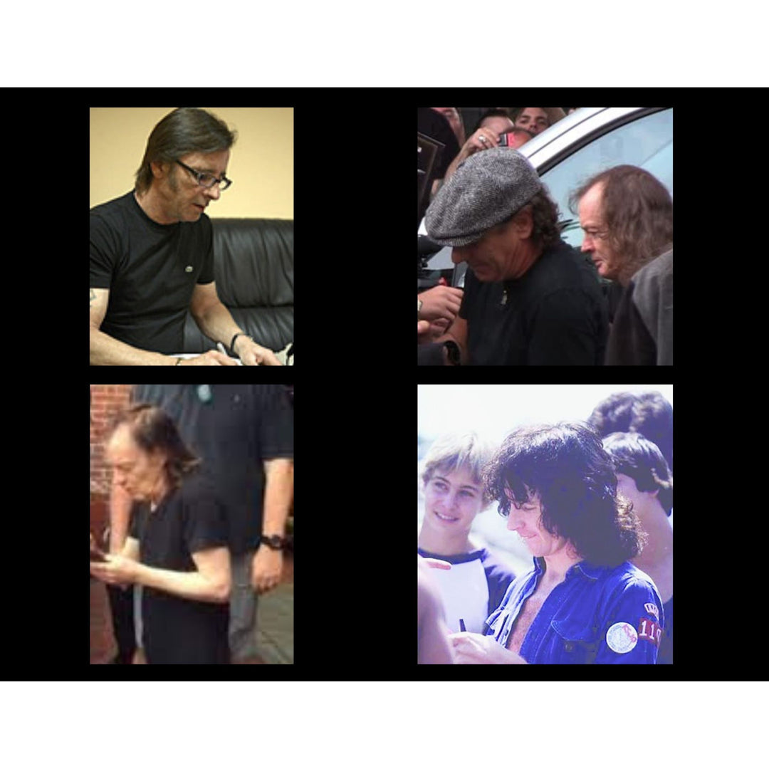 AC/DC Bon Scott, Cliff Williams, Angus Young, Malcolm Young, Phil Rudd one of a kind telecaster full size electric guitar signed with proof.