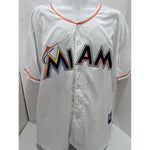 Load image into Gallery viewer, Giancarlo Stanton Miami Marlins game model embroidered Jersey Size 52 signed with proof
