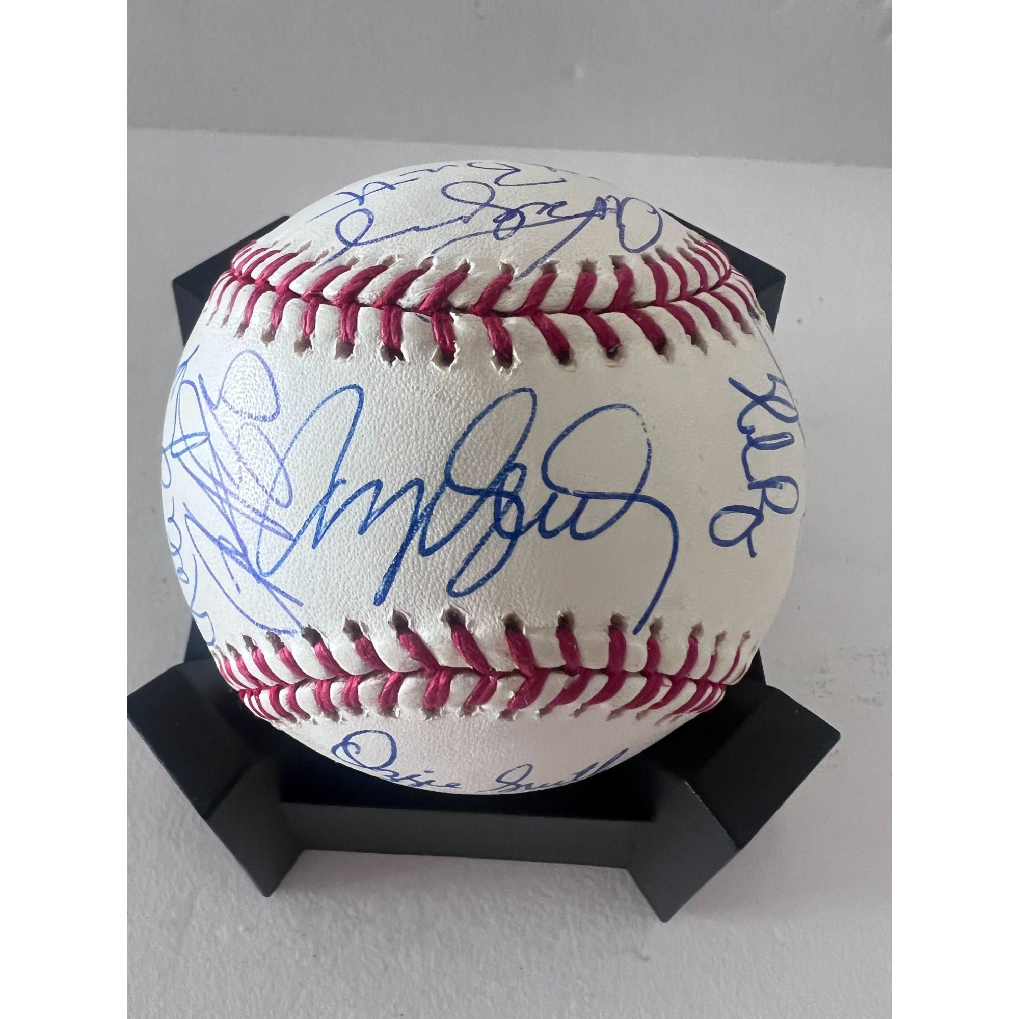 Nolan Ryan Sandy Koufax Tom Seaver Pete Rose Cal Ripken Jr Derek Jeter 24 MLB Hall of Famers Rawlings MLB baseball signed with proof