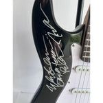 Load image into Gallery viewer, The Monkees Michael Nesmith, Peter Tork, Micky Dolenz, and Davey Jones full size Stratocaster electric guitar signed with proof
