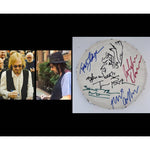 Load image into Gallery viewer, Tom Petty Belmont Trench Ron Blair Mike Campbell and the Heartbreakers tambourine signed with proof
