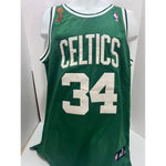 Load image into Gallery viewer, Boston Celtics 2007 2008 NBA champions Paul Pierce Kevin Garnett Ray Allen team sign game model jersey with proof
