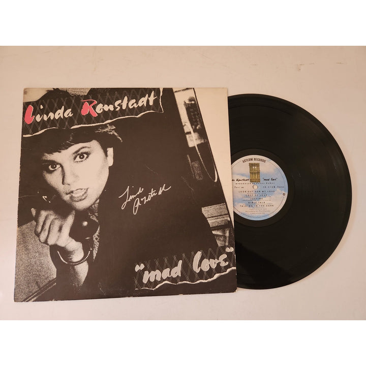 Linda Ronstadt Mad Love LP signed with proof