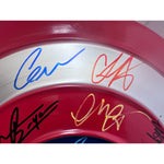 Load image into Gallery viewer, Avengers-Captain America metal shield Chris Evans, Scarlett Johansson, Robert Downey Jr. 20 plus signatures signed with proof
