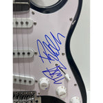 Load image into Gallery viewer, Def Leppard  Phil Collen, Vivian Campbell, Joe Elliott, Rick Savage, Rick Allen. stratocaster electric guitar signed with proof
