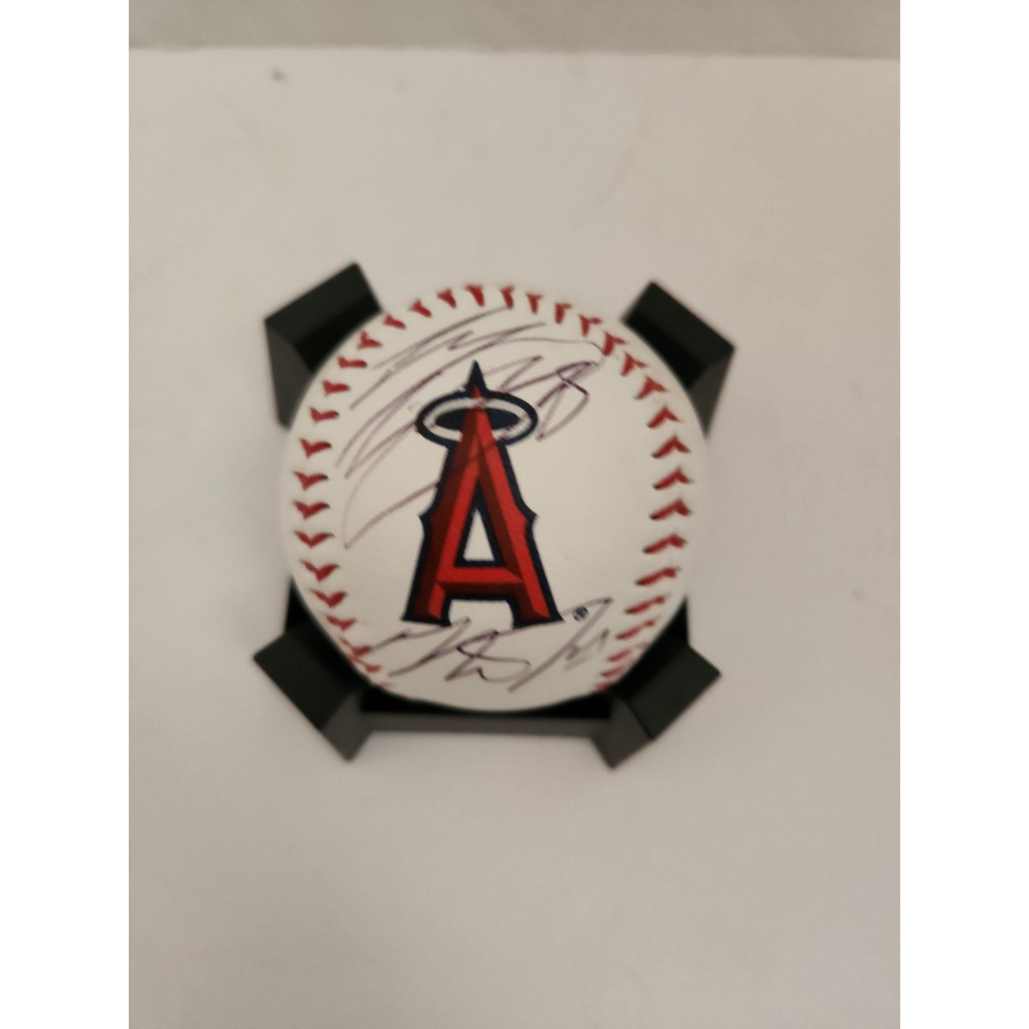 Mike Trout and Shohei Ohtani Los Angeles Angels Rawlings Baseball signed with proof