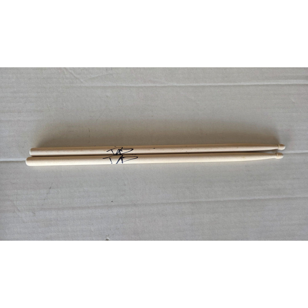 David Grohl Nirvana Foo Fighters drummer signed drumsticks with proof.