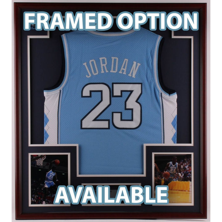 Michael Jordan North Carolina Tar Heels game model jersey signed with proof