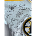 Load image into Gallery viewer, Boston Bruins game model Jersey all-time great signed Milt Schmidt Johnny Bucyik Ray Bourque Bobby Orr Phil Esposito
