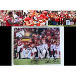 Load image into Gallery viewer, Kansas City Chiefs Travis Kelce Isaiah Pacheco Clyde Edwards- Helaire Darrel Williams Skyy Moore Mercole Hardman 8x10 photo signed
