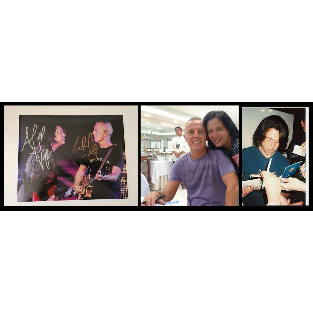 Tears for Fears Roland Orzabel Curt Smith 8x10 photo signed with proof Awesome Artifacts