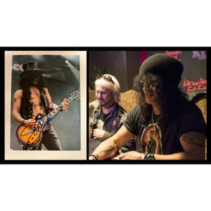 Saul Hudson Slash of Guns and Roses 5x7 photo signed with proof