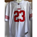 Load image into Gallery viewer, Christian McCaffrey San Francisco 49ers Nike size XL game model jersey signed

