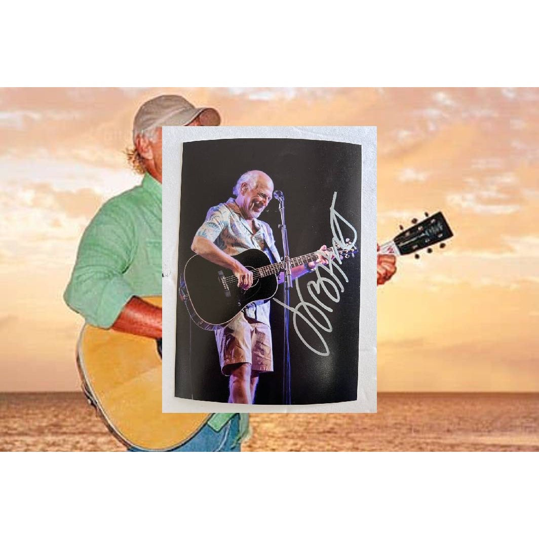 Jimmy Buffett 5x7 photo signed with proof