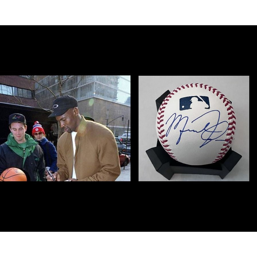 Michael Jordan official Rawlings Major League Baseball signed with proof