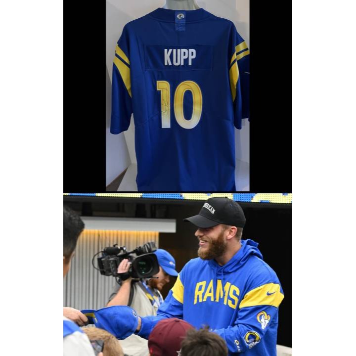 Cooper Kupp Los Angeles Rams Game Model Nike Size Large authentic jersey signed with proof