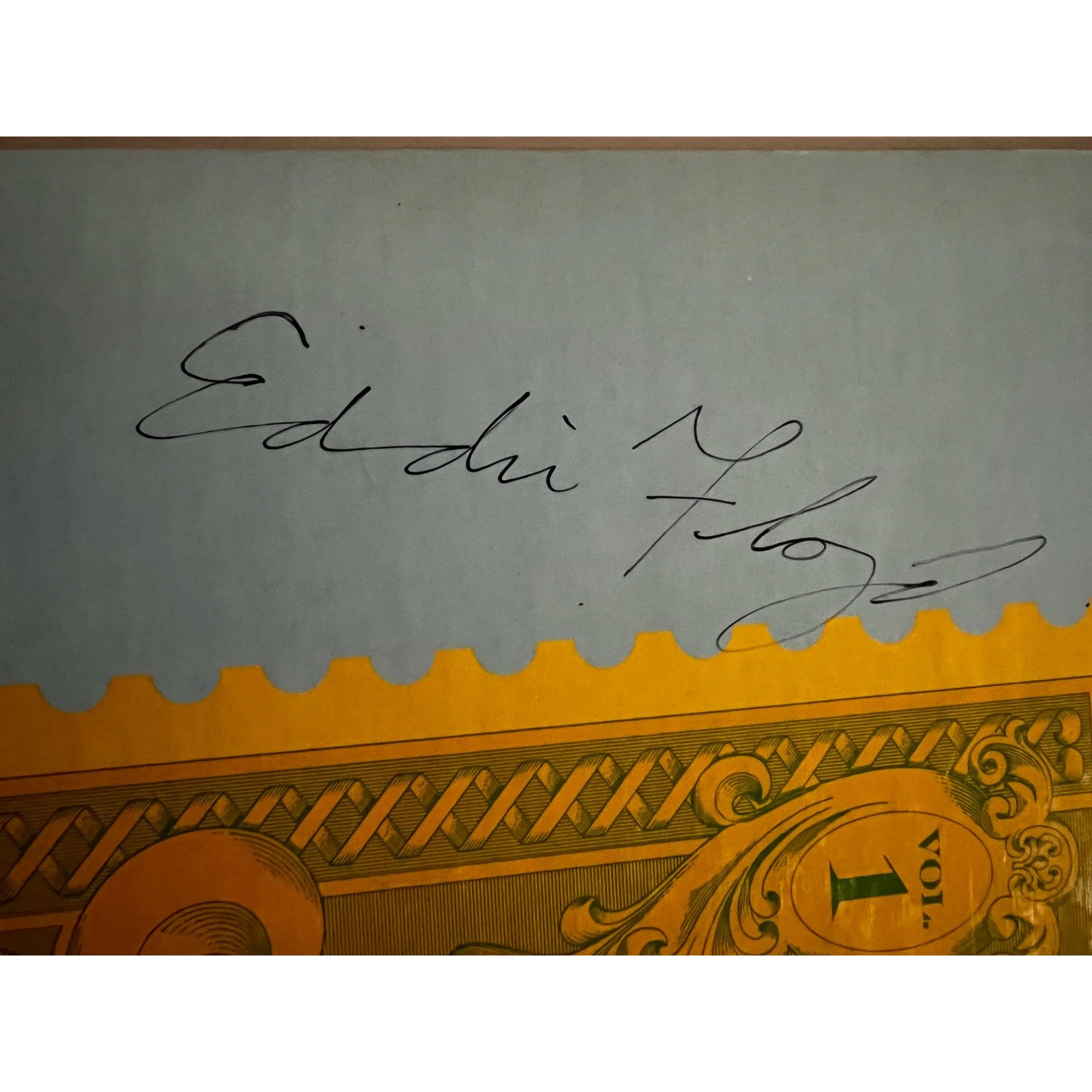 Eddie Floyd "Rare Stamps" LP signed