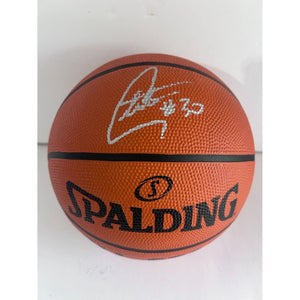 Stephen Curry Golden State Warriors Spalding NBA Basketball full size signed with proof