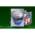 Load image into Gallery viewer, 36 NFL MVPs Tom Brady, John Elway, Dan Marino, Joe Montana, Aaron Rodgers, signed with proof Riddell authentic game model helmet
