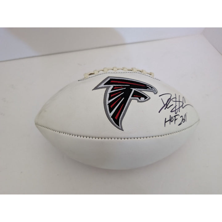 Deion Sanders 'Prime Time' Atlanta Falcons full size football signed with proof