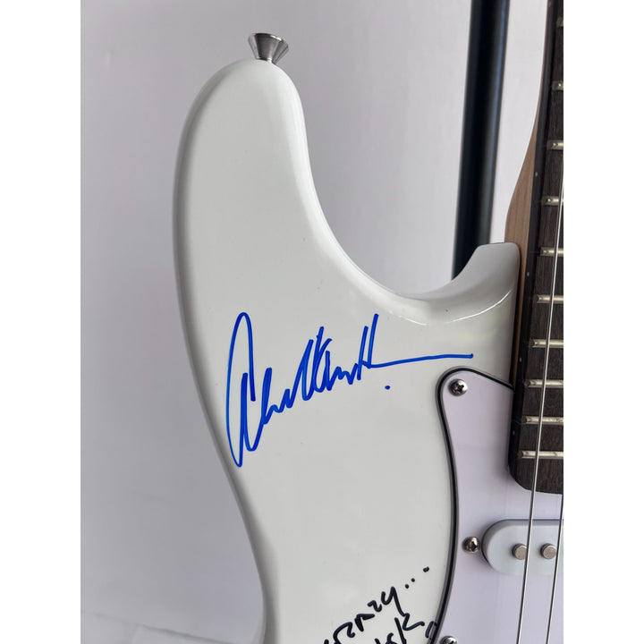 Van Halen Eddie Alex Sammy David Lee Stratocaster Huntington electric guitar signed with proof