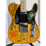 Load image into Gallery viewer, Metallica James Hetfield Robert Trujillo Lars Ulrich Dave Mustaine Kurt Hammett Jason Newsted telecaster full-size electric guitar signed w
