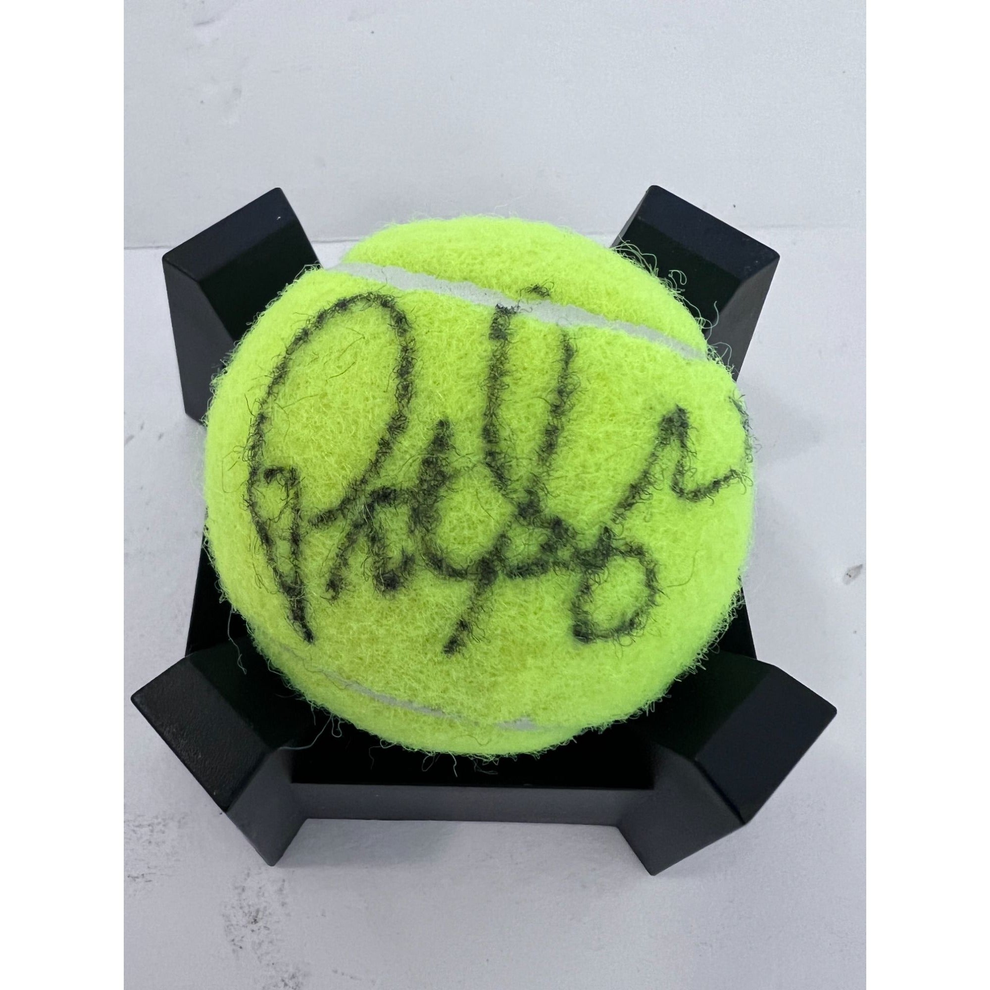 Pete Sampras legendary tennis star tennis ball signed with proof