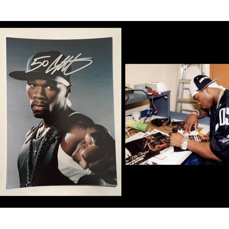 Curtis James Jackson III "50 Cent" 5x7 photograph  signed with proof