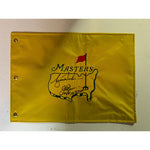 Load image into Gallery viewer, Tiger Woods and Jack Nicklaus embroidered Masters Golf flag signed with proof
