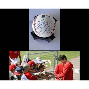 Shohei Ohtani Los Angeles Dodgers official Rawlings Major League Baseball signed with proof