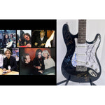 Load image into Gallery viewer, Black Sabbath Ozzy Osbourne Ronnie James Dio Tony iomi Bill Ward Geezer Butler Vinnie a piece full size electric guitar signed with proof

