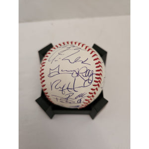 Ryan Howard Chase Utley Jimmy Rollins Charlie Manuel Philadelphia Phillies World Series champions team signed Rawlings official Major League