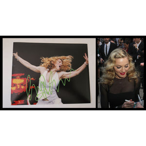 Madonna Louise Ciccone the Queenof of Pop  8x10 photo signed with proof