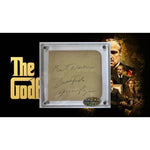 Load image into Gallery viewer, Mario Puzo author of The Godfather autograph page book signed
