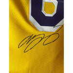 Load image into Gallery viewer, LeBron James Los Angeles Lakers #6 Nike size 50 game model jersey signed with proof
