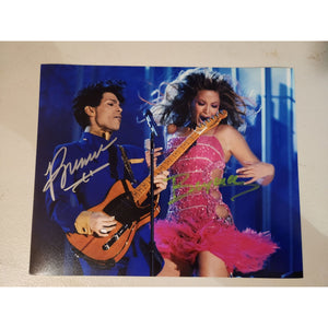 Prince Rogers Nelson and Beyoncé Knowles 8x10 photo signed with proof