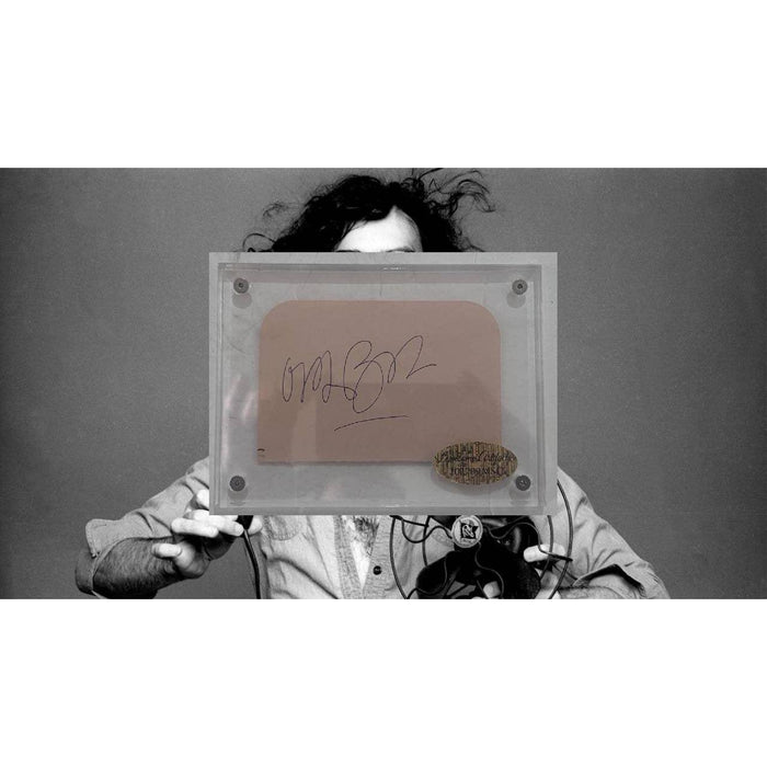 Frank Zappa autograph page book signed with proof