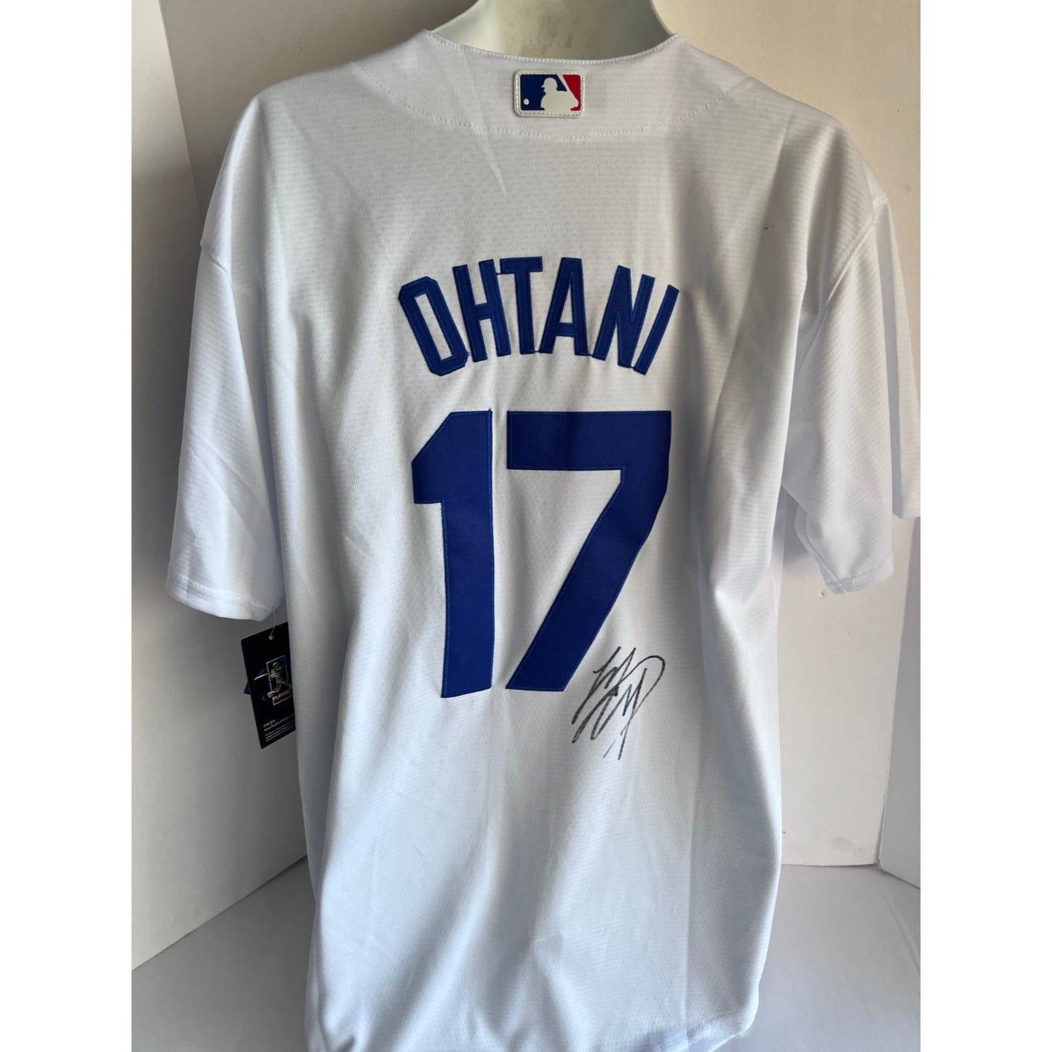 Shohei Ohtani Los Angeles Dodgers Nike size lg game model jersey signed with proof