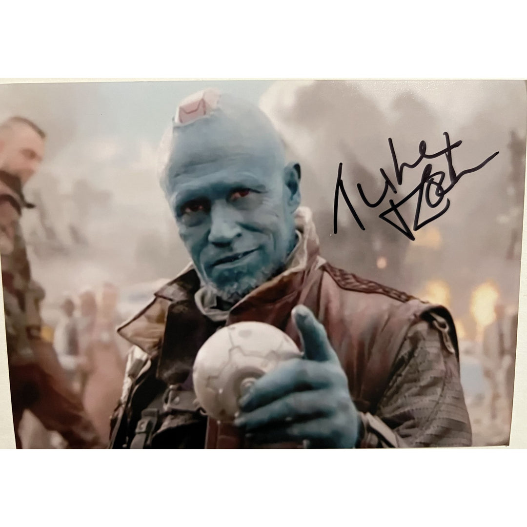 Michael Rooker  'Yondu" Marvels' Guardians of Galaxy 5x7 photo signed with proof