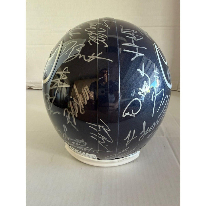 Houston Texans 2025 Riddell Speed full size NFL helmet signed with proof