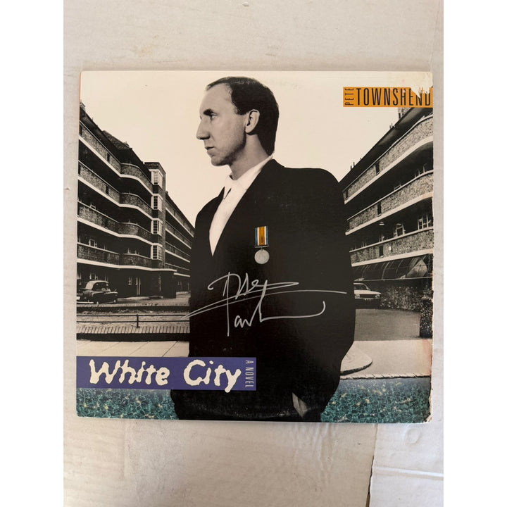 Pete Townshend "White City" original album LP signed with proof.