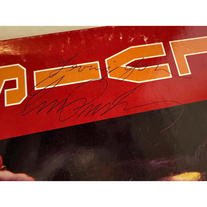 Elvis Presley "Burning Love " original lp signed with proof