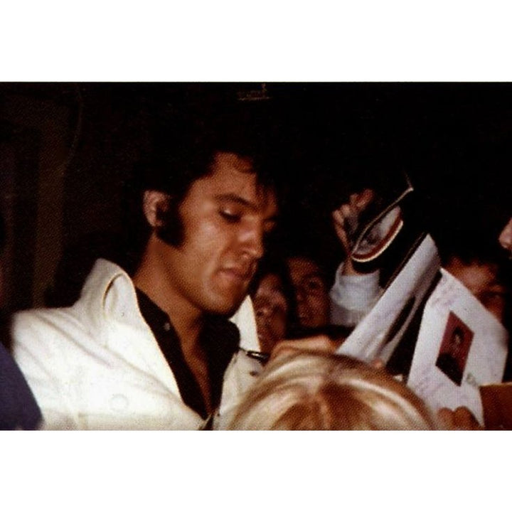 Elvis Presley "Burning Love " original lp signed with proof